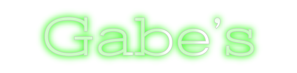 Design Your Own Sign Gabe’s