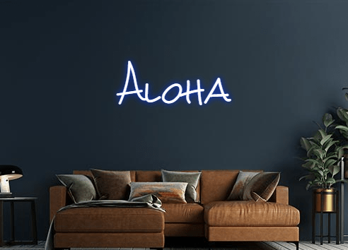 Design Your Own Sign Aloha
