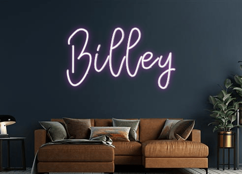 Design Your Own Sign Billey