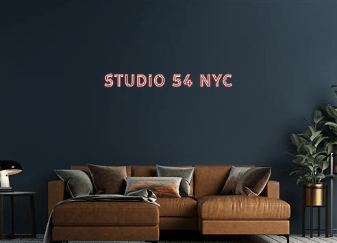 Design Your Own Sign STUDIO 54 NYC