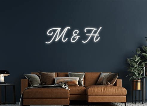 Design Your Own Sign M & H