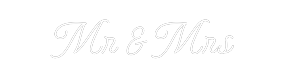 Design Your Own Sign Mr & Mrs