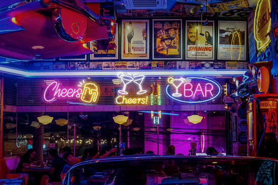 neon sign scene