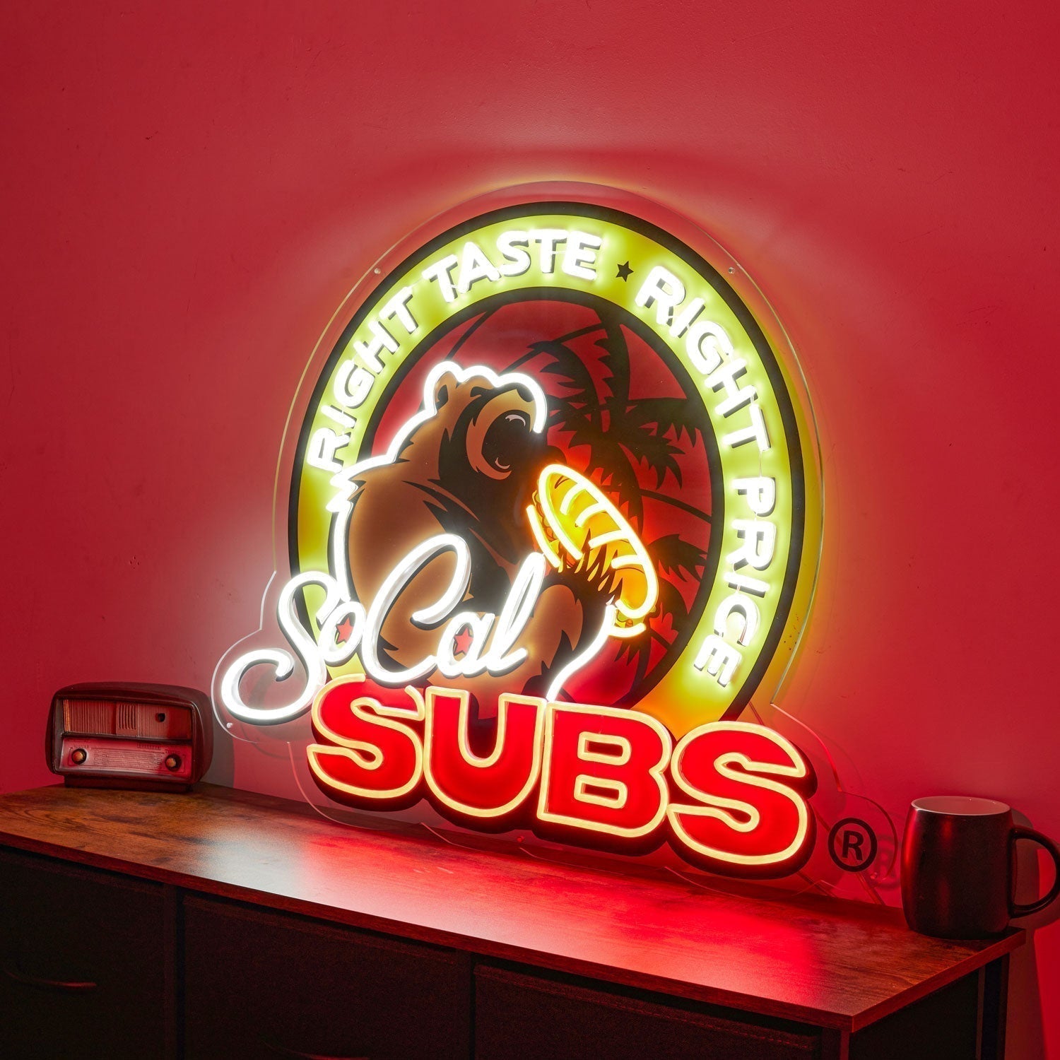 Custom LED Neon Signs with UV Printed Backboards: A Game Changer in Signage