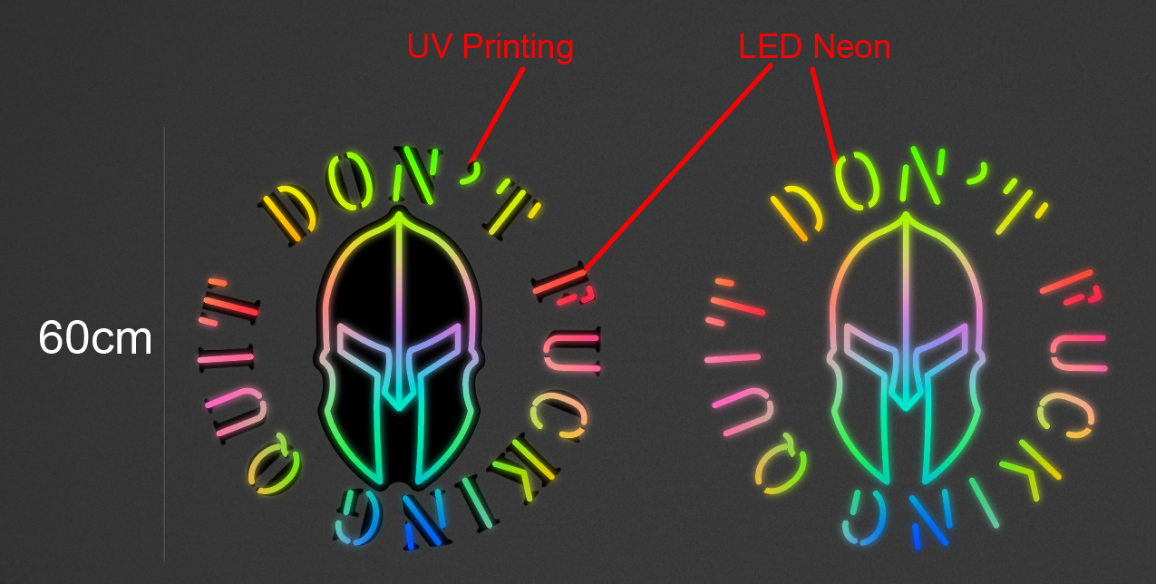 23.5 inch wide customized led neon sign inquiry