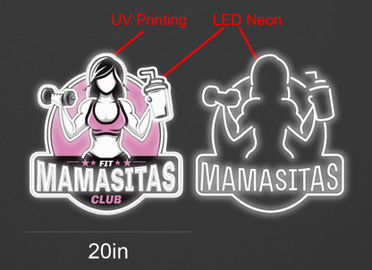 20inch wide x 21inch tall customized led neon sign inquiry