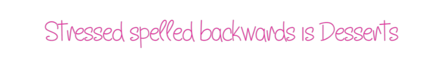 Design Your Own Sign Stressed spel...