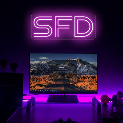 SFD Software Fault Detection LED Neon Sign