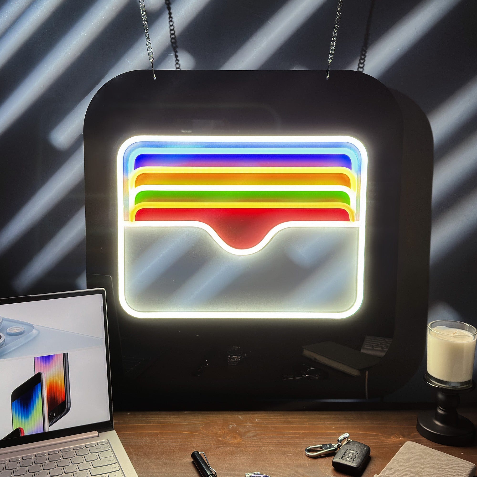 Wallet Icon LED Neon Sign