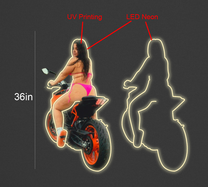 19.8inch wide x 36inch tall customized led neon sign inquiry