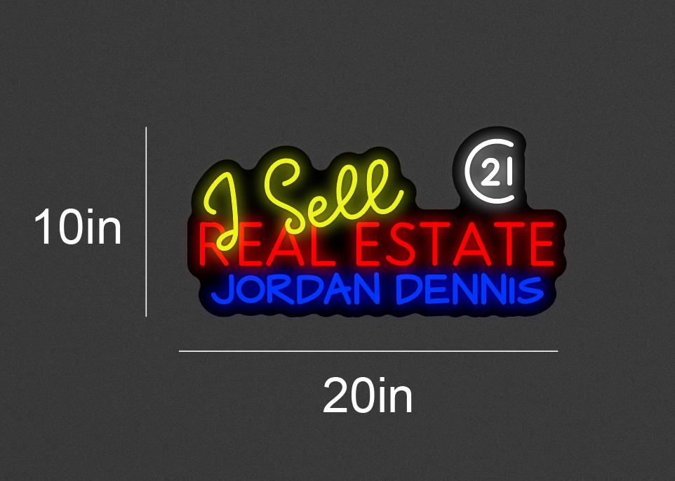 20inch wide x 10inch tall customized led neon sign inquiry