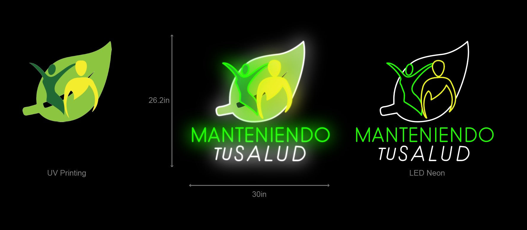 30inch wide x 26inch tall led neon sign inquiry
