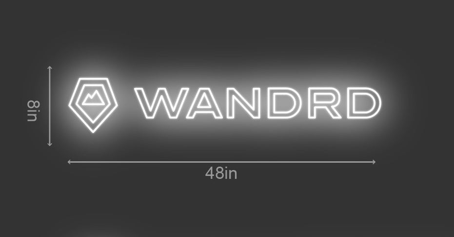 48inch x 8inch customized led neon sign inquiry