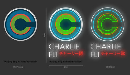 24inch wide x 40inch tall customized led neon sign inquiry