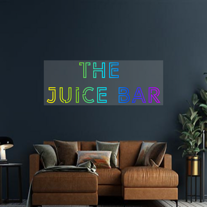 Design Your Own Sign The 
Juice Bar