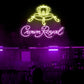 "Crown Royal" Words Crown Bar Neon Sign