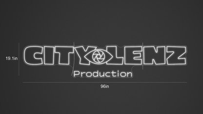 96inch wide x 20inch tall customized led neon sign inquiry