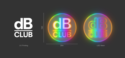 28inch wide x 28inch tall customized traditional neon sign inquiry