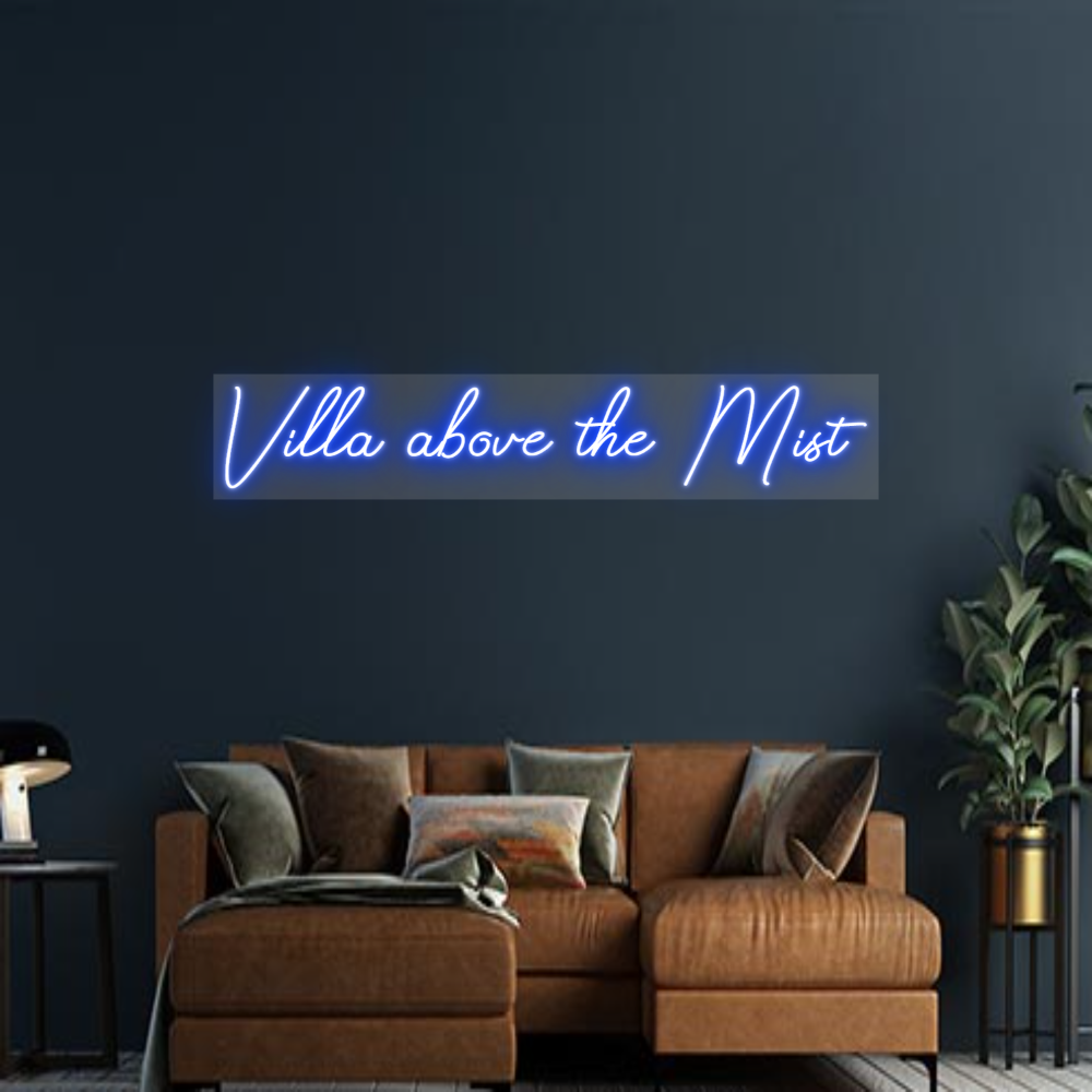 Design Your Own Sign Villa above t...