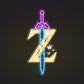 Zelda Sword & Z LED Neon Sign for Game Room