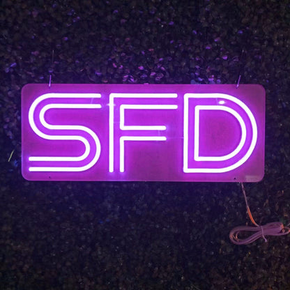 SFD Software Fault Detection LED Neon Sign