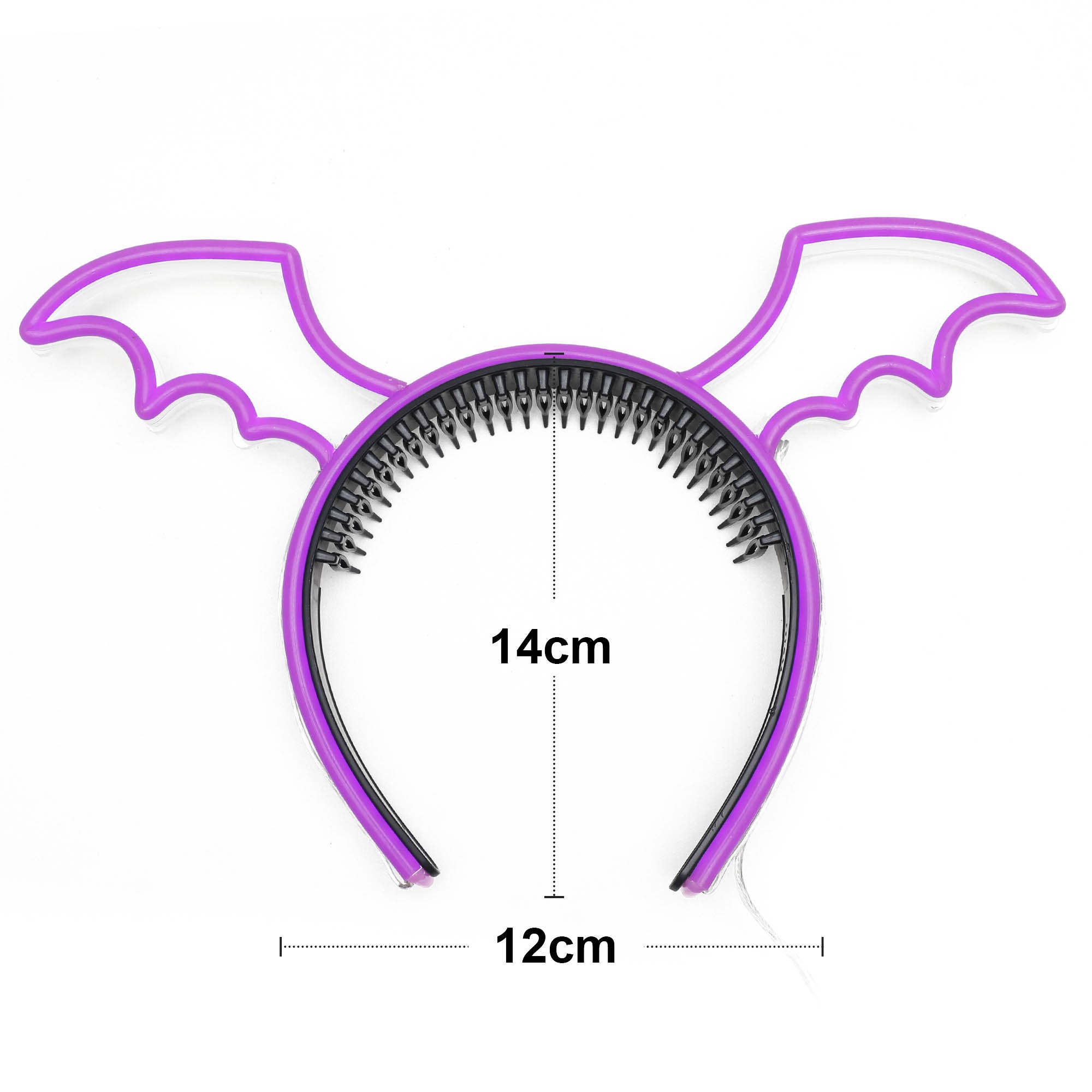 Bat Wings Headband Neon Sign