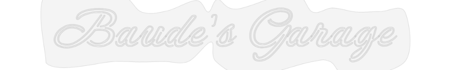Design Your Own Sign Baude's Garage