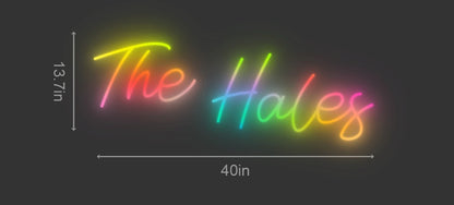 40inch wide x 13.7inch tall customized led neon sign inquiry