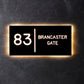 Custom Lighted Address Sign for House & Business