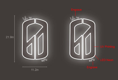 11.2inch x 21.9inch led neon sign inquiry