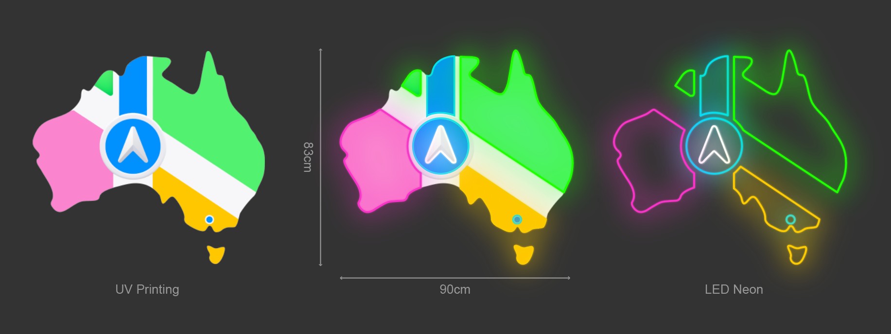 "Map" ICON LED Neon Sign