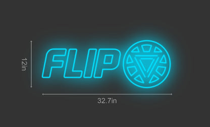 32.7inch wide x 12inch tall customized neon sign inquiry