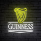 "Guinness" Words Logo Beer Neon Sign