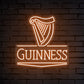 "Guinness" Words Logo Beer Neon Sign