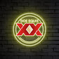 "DOS EQUIS XX" Words Logo Beer Neon Sign