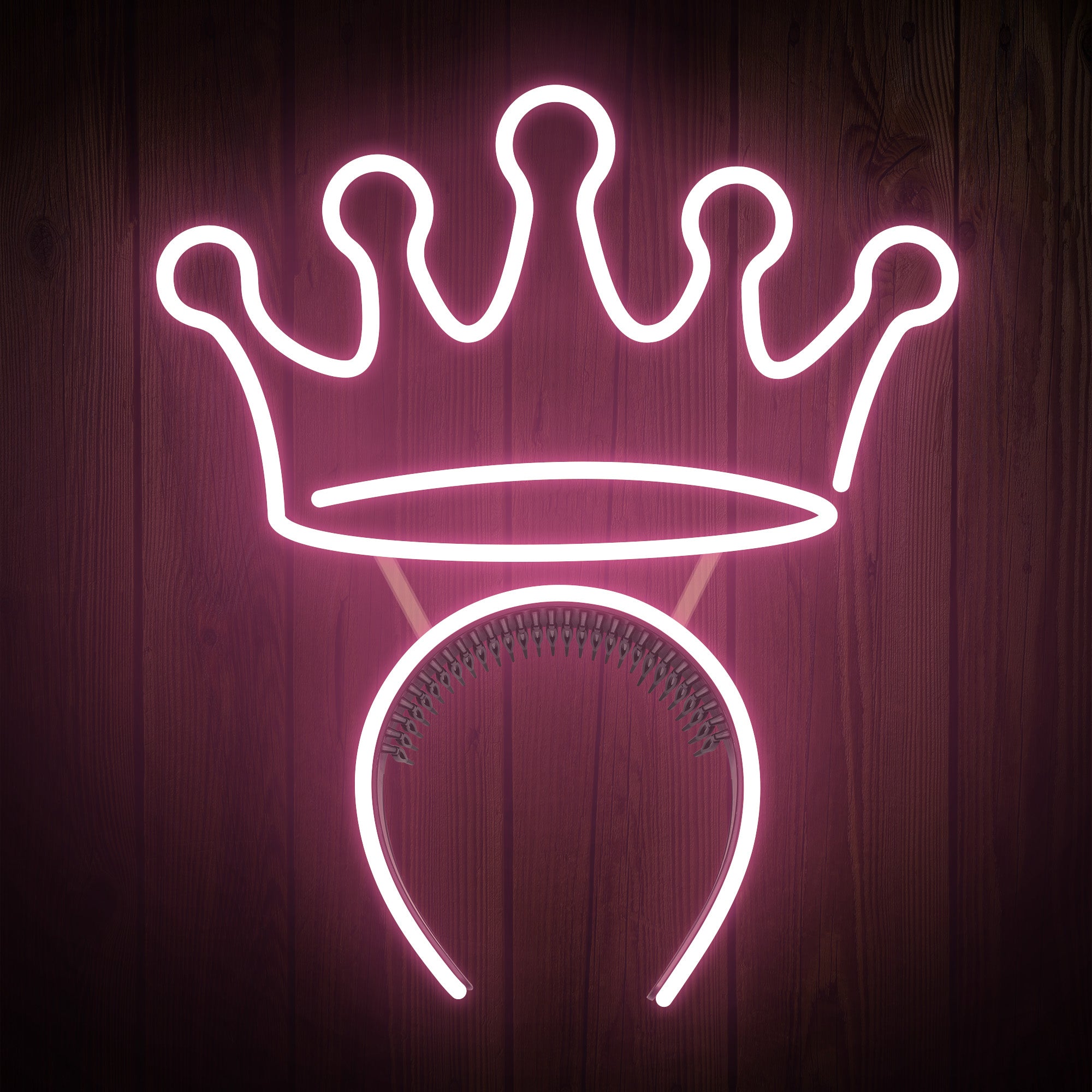 Crown Headband Neon Sign