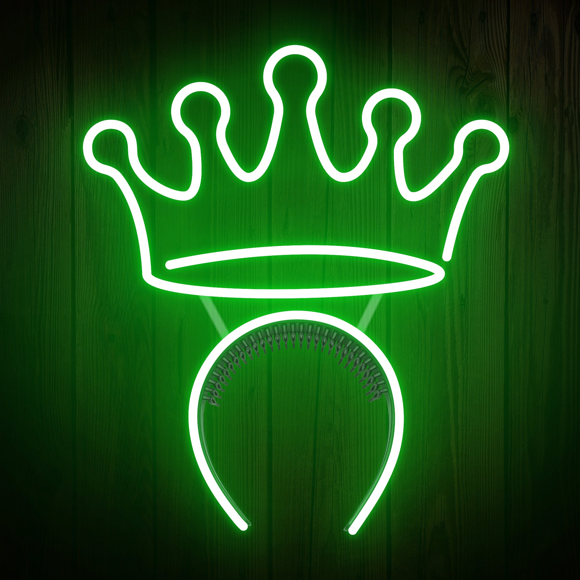 Crown Headband Neon Sign