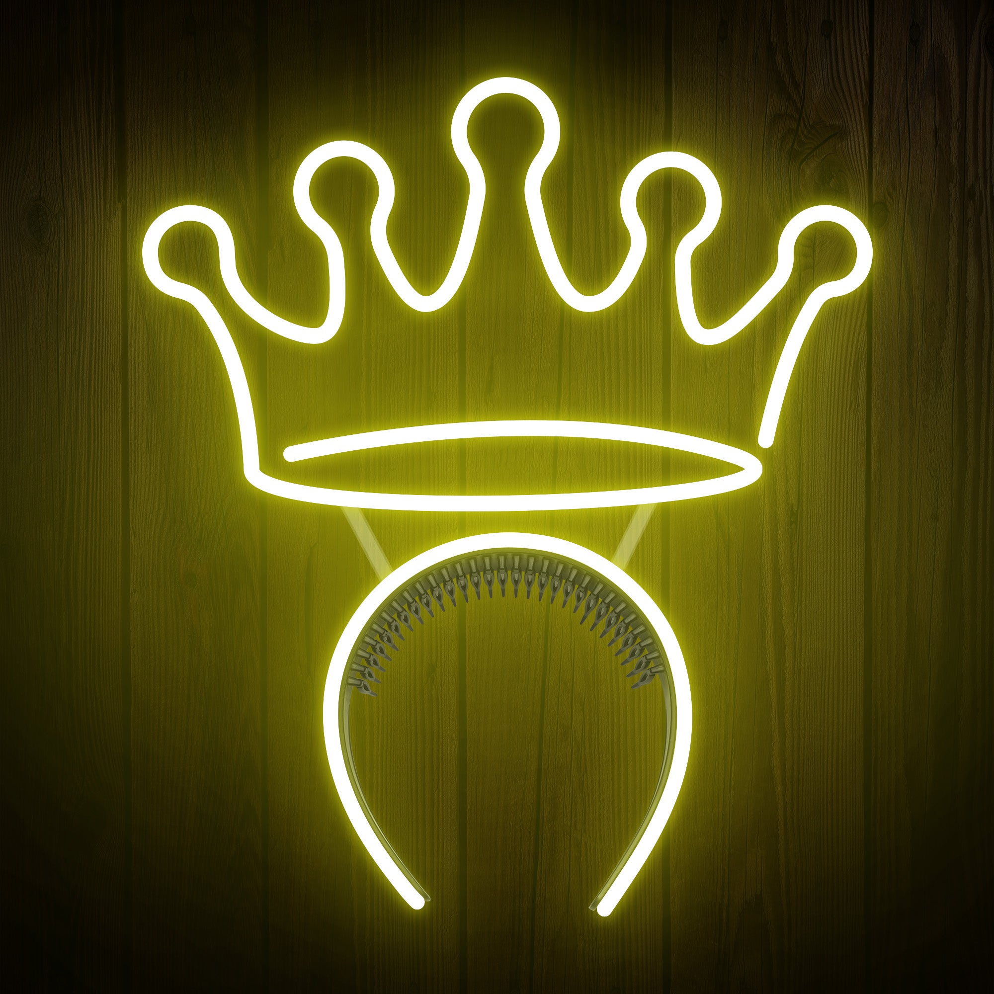 Crown Headband Neon Sign