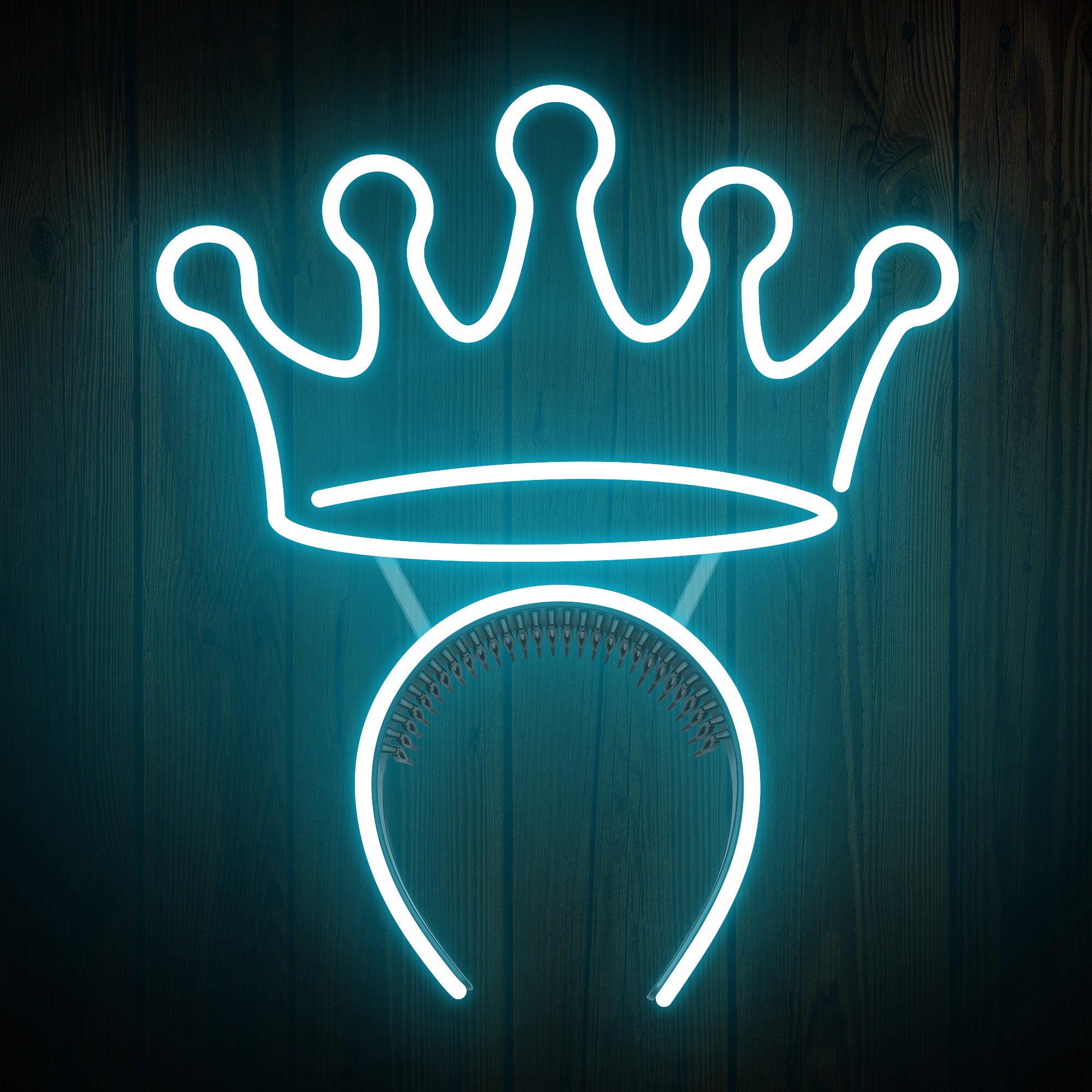 Crown Headband Neon Sign