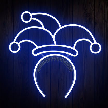 Clown Headband Neon Sign