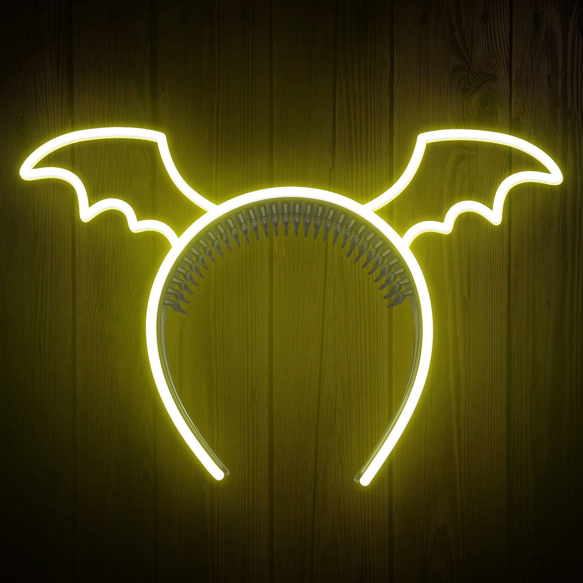 Bat Wings Headband Neon Sign