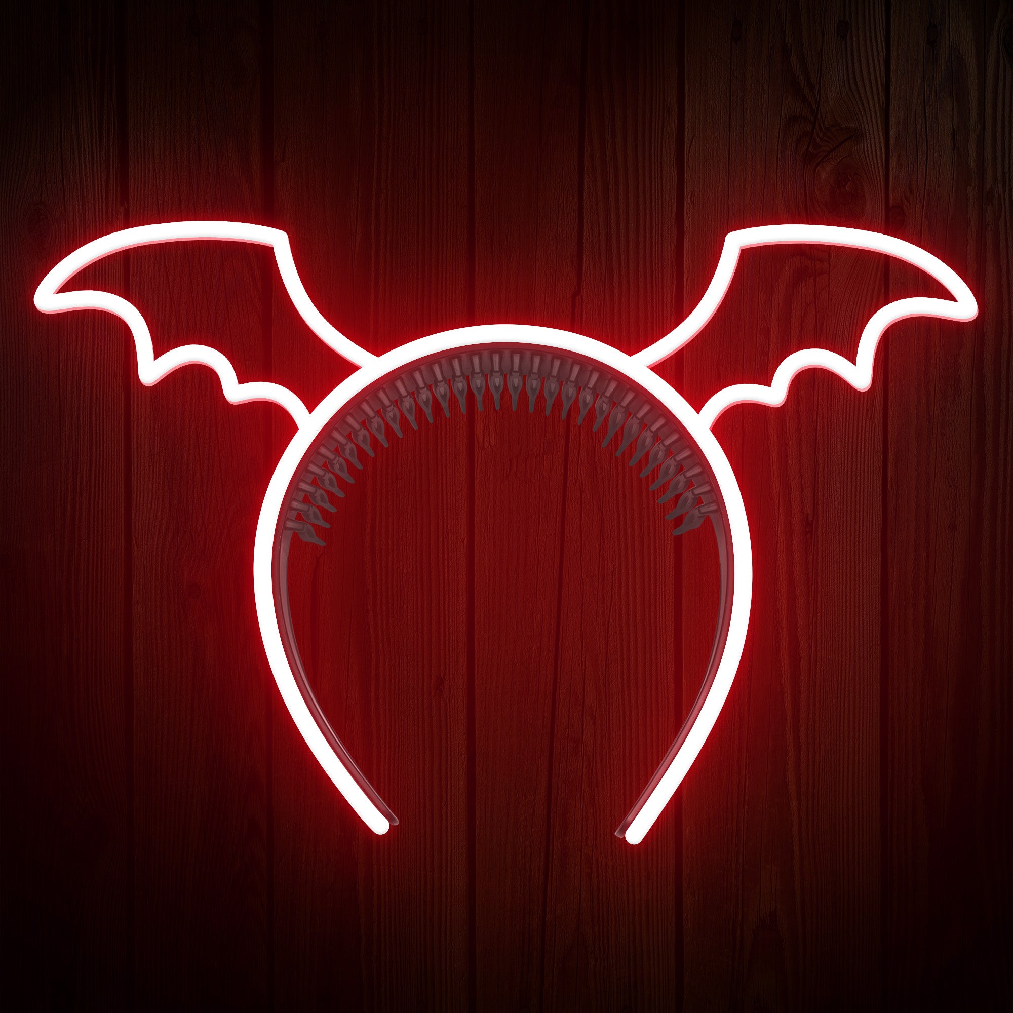 Bat Wings Headband Neon Sign