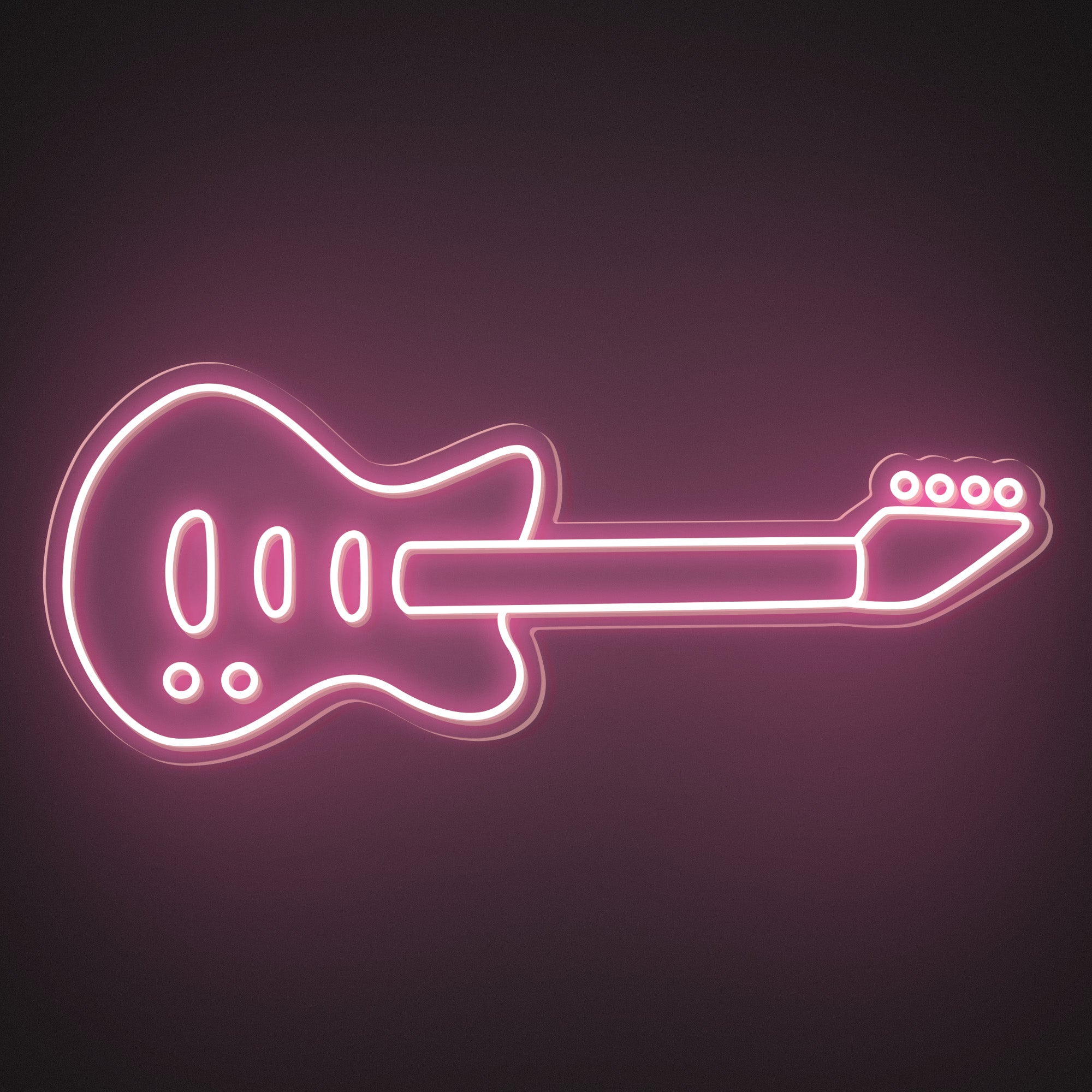 Guitar Music Neon Sign