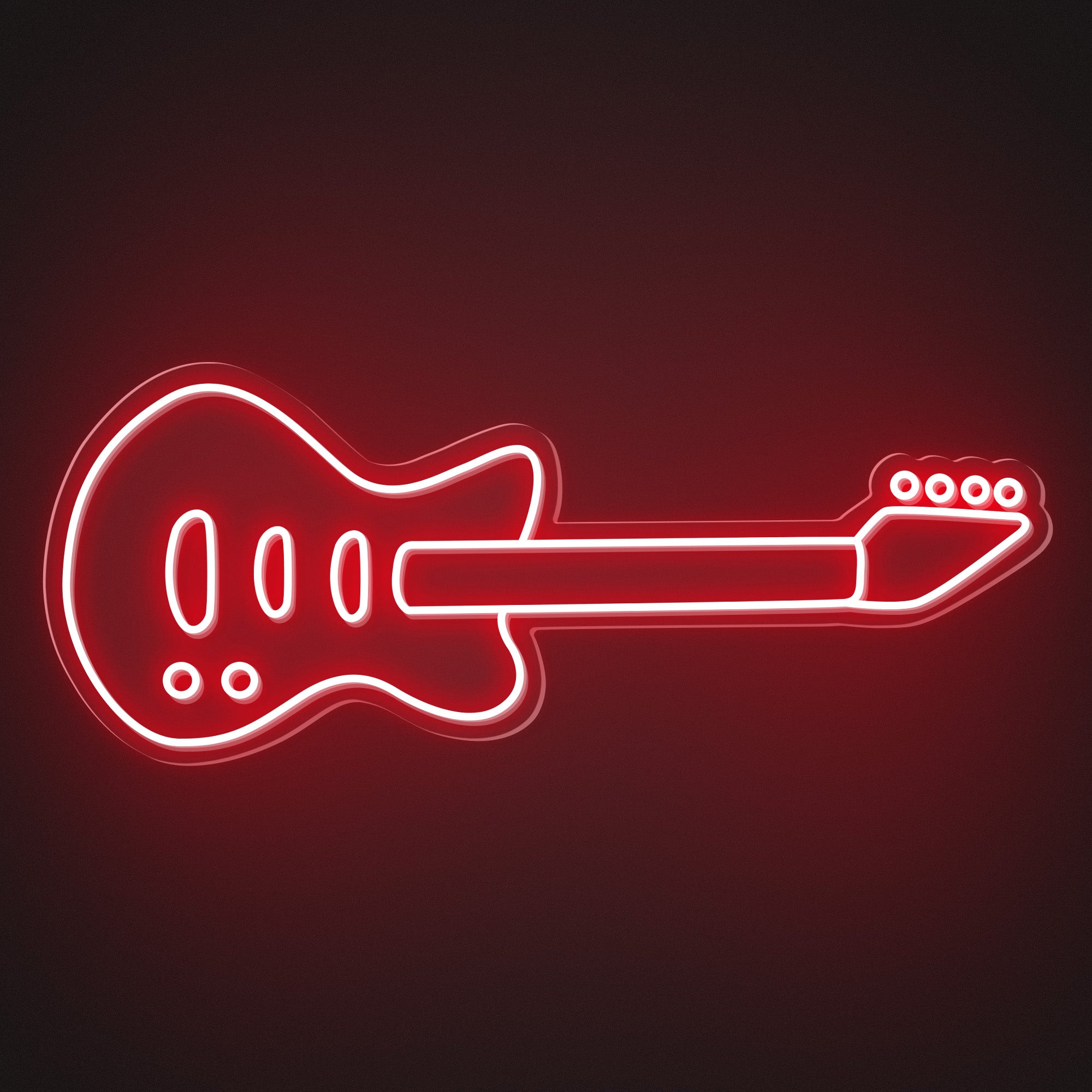 Guitar Music Neon Sign