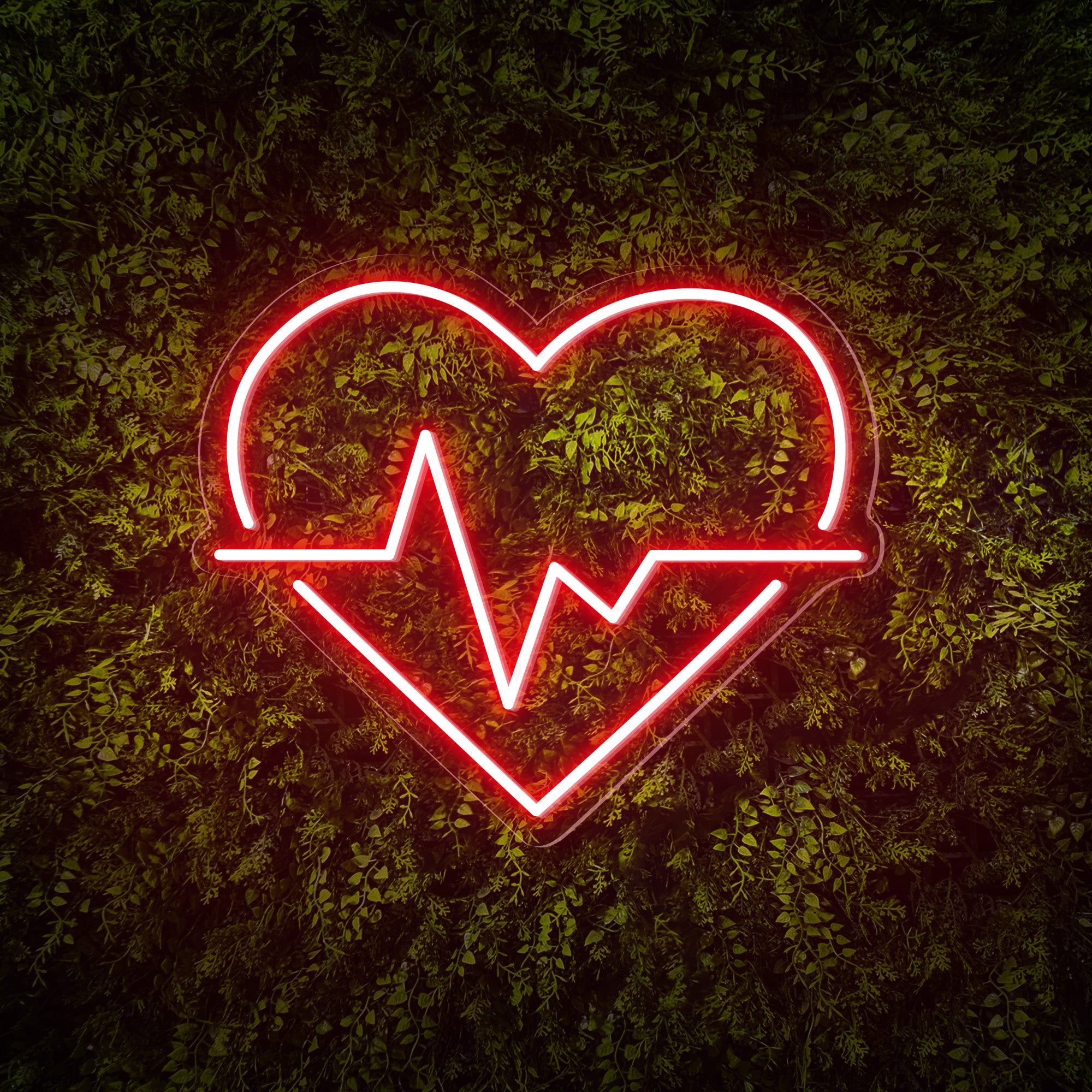 Heart & Wave Neon Sign