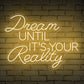 "Dream UNTIL IT&