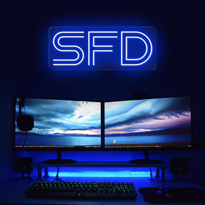 SFD Software Fault Detection LED Neon Sign