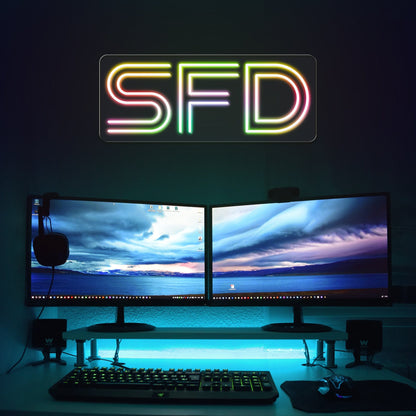 SFD Software Fault Detection LED Neon Sign