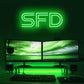 SFD Software Fault Detection LED Neon Sign