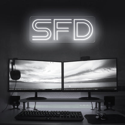 SFD Software Fault Detection LED Neon Sign